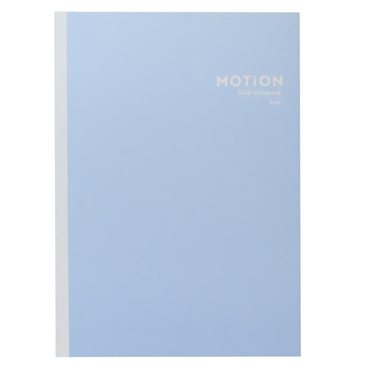 B5方眼ノート 5mm 方眼ノート MOTiON blue カミオジャパン 新学期準備文具 シンプル メール便可