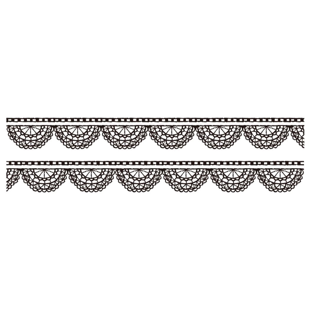 コローリープラス はんこ LACE カミオジャパン デコレーション 手帳デコ スタンプ メール便可