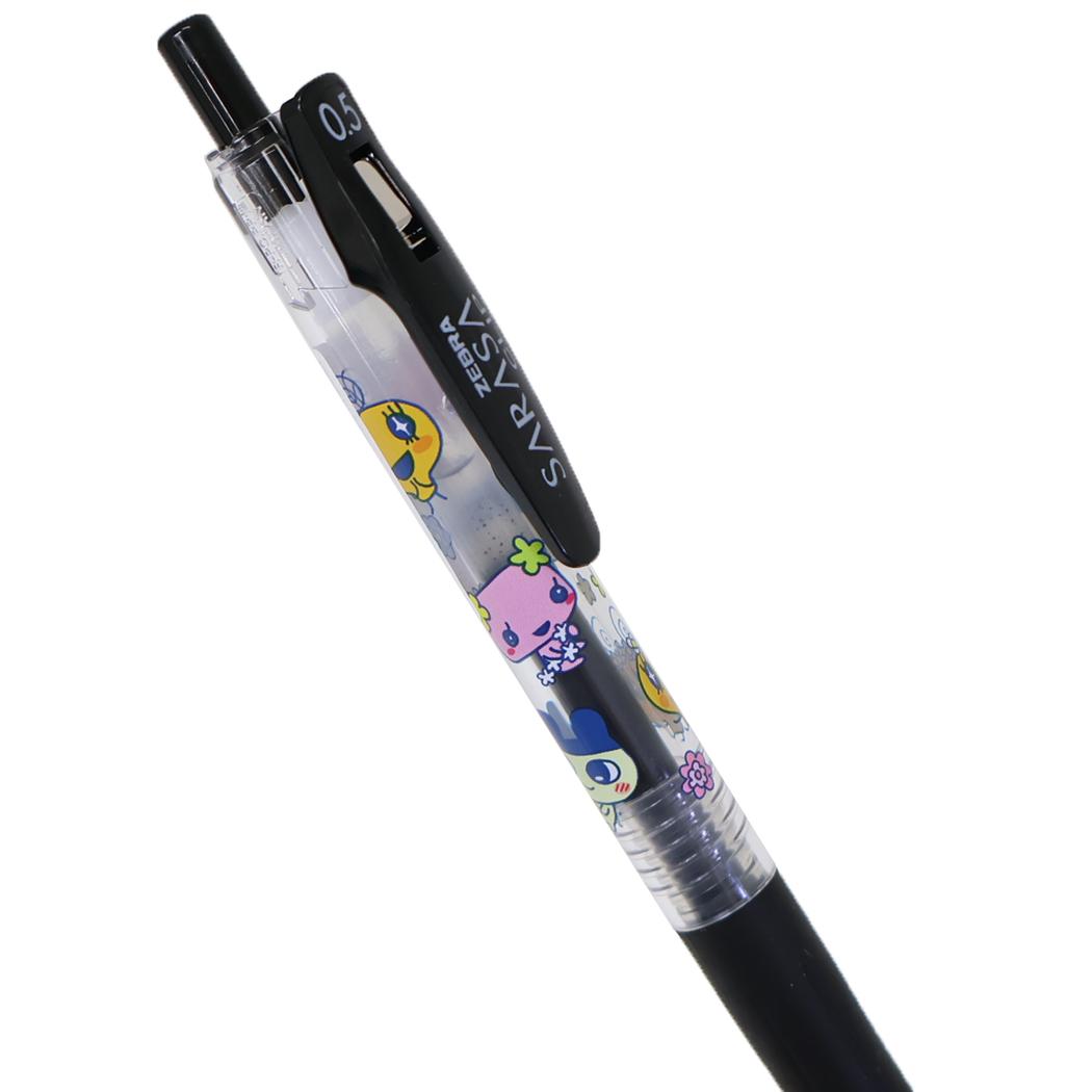 たまごっち カラーボールペン サラサクリップ0.5 ブラック まめっち めめっち ふらわっち カミオジャパン 新学期準備文具 バンダイ キャラクター グッズ メール便可 シネマコレクション