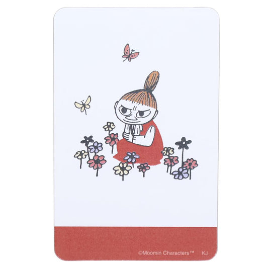 カードミラー 手鏡 ムーミン ひみつの花園 北欧 カミオジャパン カードサイズ メール便可