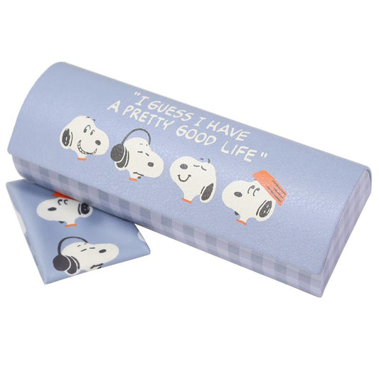 スヌーピー 眼鏡ケース クロス付きメガネケース FUNNY BEAGLE ピーナッツ カミオジャパン ハードタイプ プレゼント キャラクター グッズ シネマコレクション