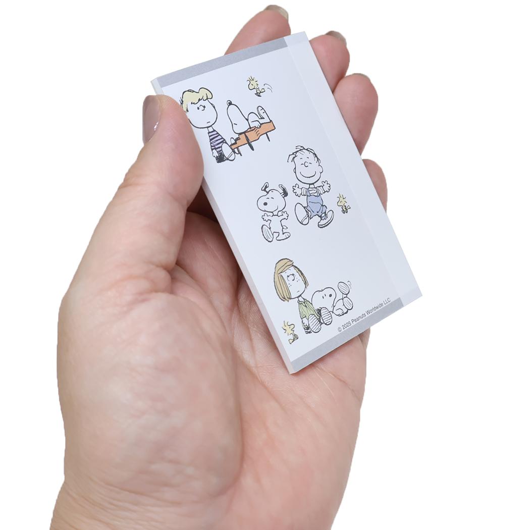 ミニノート ノート スヌーピー フレンズいっぱい ピーナッツ カミオジャパン カードサイズ メール便可