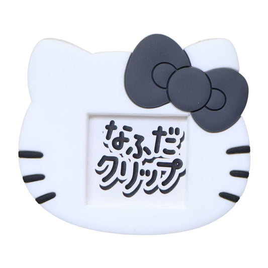 なふだクリップ ネームクリップ ハローキティ ブラック サンリオ カミオジャパン 新学期準備雑貨 メール便可