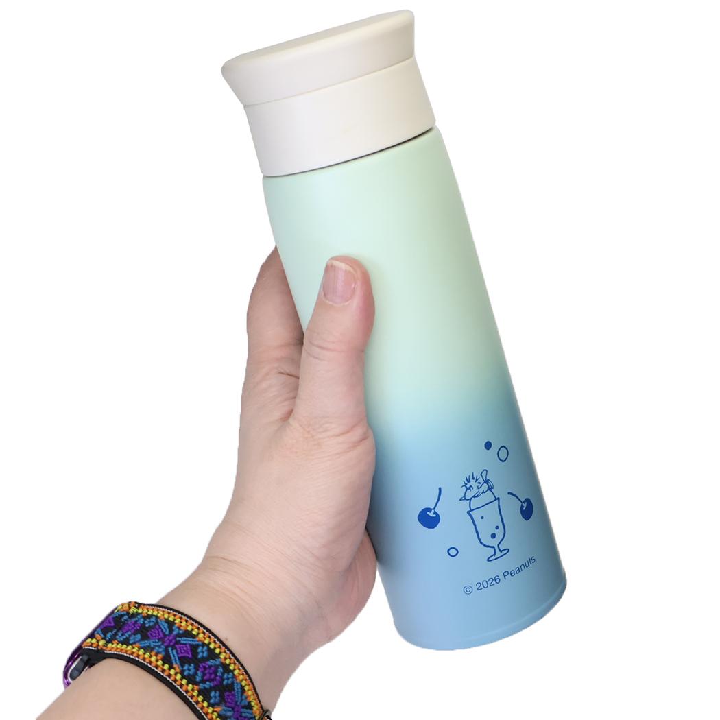 スヌーピー 保温保冷水筒 ステンレスボトル 500ml クリームソーダ ピーナッツ カミオジャパン プレゼント キャラクター グッズ シネマコレクション