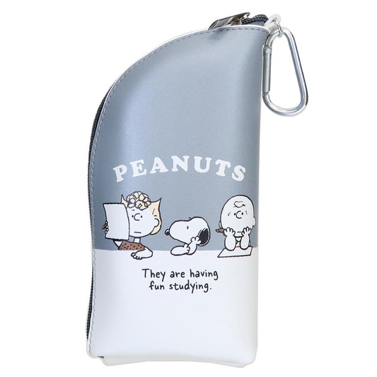 スヌーピー 眼鏡ケース カラビナ付きメガネケース STUDY PEANUTS ピーナッツ カミオジャパン プレゼント キャラクター グッズ シネマコレクション