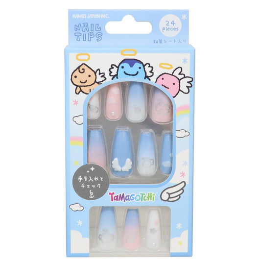 ネイルチップ コスメ雑貨 たまごっち てんしっち カミオジャパン ネイルアート 付け爪 メール便可