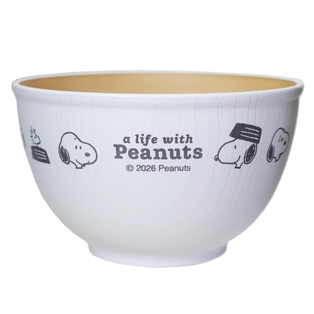 スヌーピー 小鉢 ボウルM A LIFE WITH PEANUTS ピーナッツ カミオジャパン 割れにくい食器 日本製 キャラクター グッズ シネマコレクション