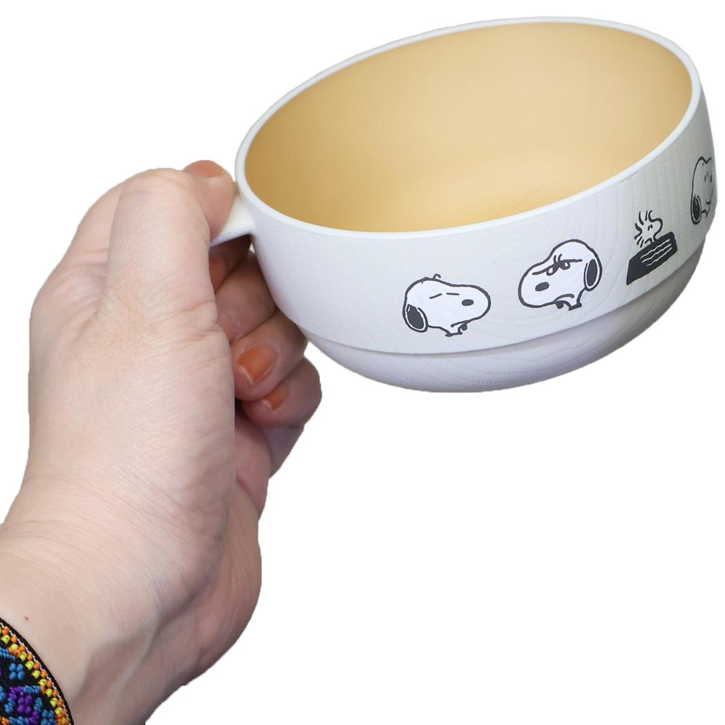スヌーピー マグカップ スタッキングスープカップ A LIFE WITH PEANUTS ピーナッツ カミオジャパン 割れにくい食器 日本製 キャラクター グッズ シネマコレクション