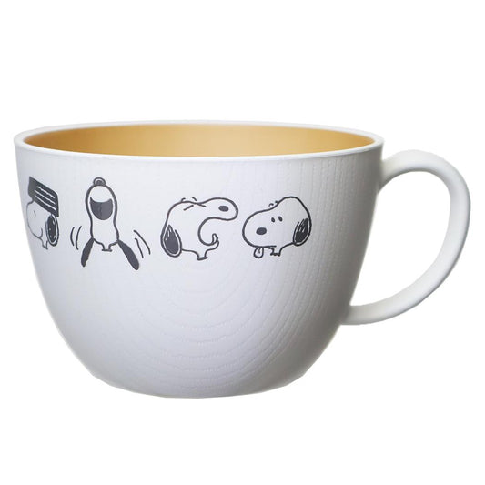 スヌーピー マグカップ スープカップ A LIFE WITH PEANUTS ピーナッツ カミオジャパン 割れにくい食器 日本製 キャラクター グッズ シネマコレクション