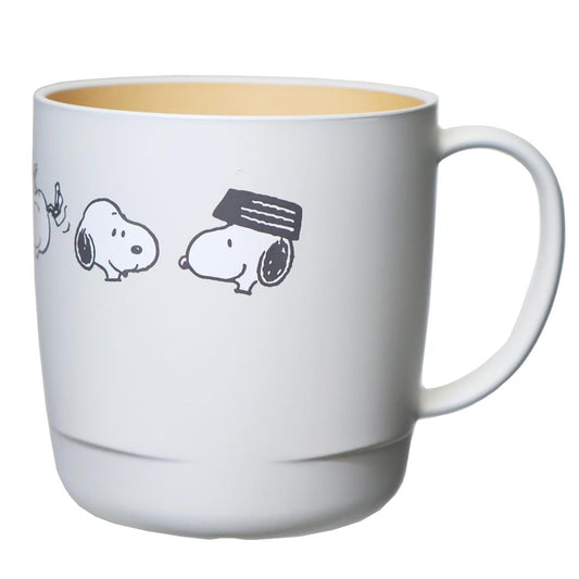 スヌーピー マグカップ カップ A LIFE WITH PEANUTS ピーナッツ カミオジャパン 割れにくい食器 日本製 キャラクター グッズ シネマコレクション