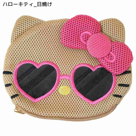 サンリオキャラクター マルチポーチ 洗濯ネット 小 ハローキティ 日焼け Sanrio カミオジャパン