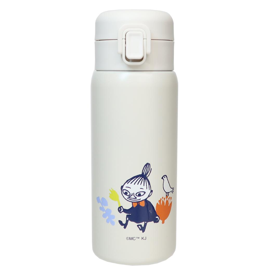 ワンプッシュステンレスボトル350ml 保温保冷水筒 ムーミン LMF26 北欧 カミオジャパン ロック機能