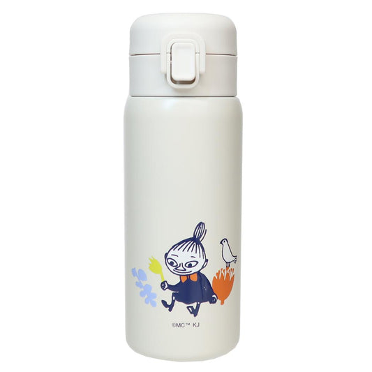 ワンプッシュステンレスボトル350ml 保温保冷水筒 ムーミン LMF26 北欧 カミオジャパン ロック機能