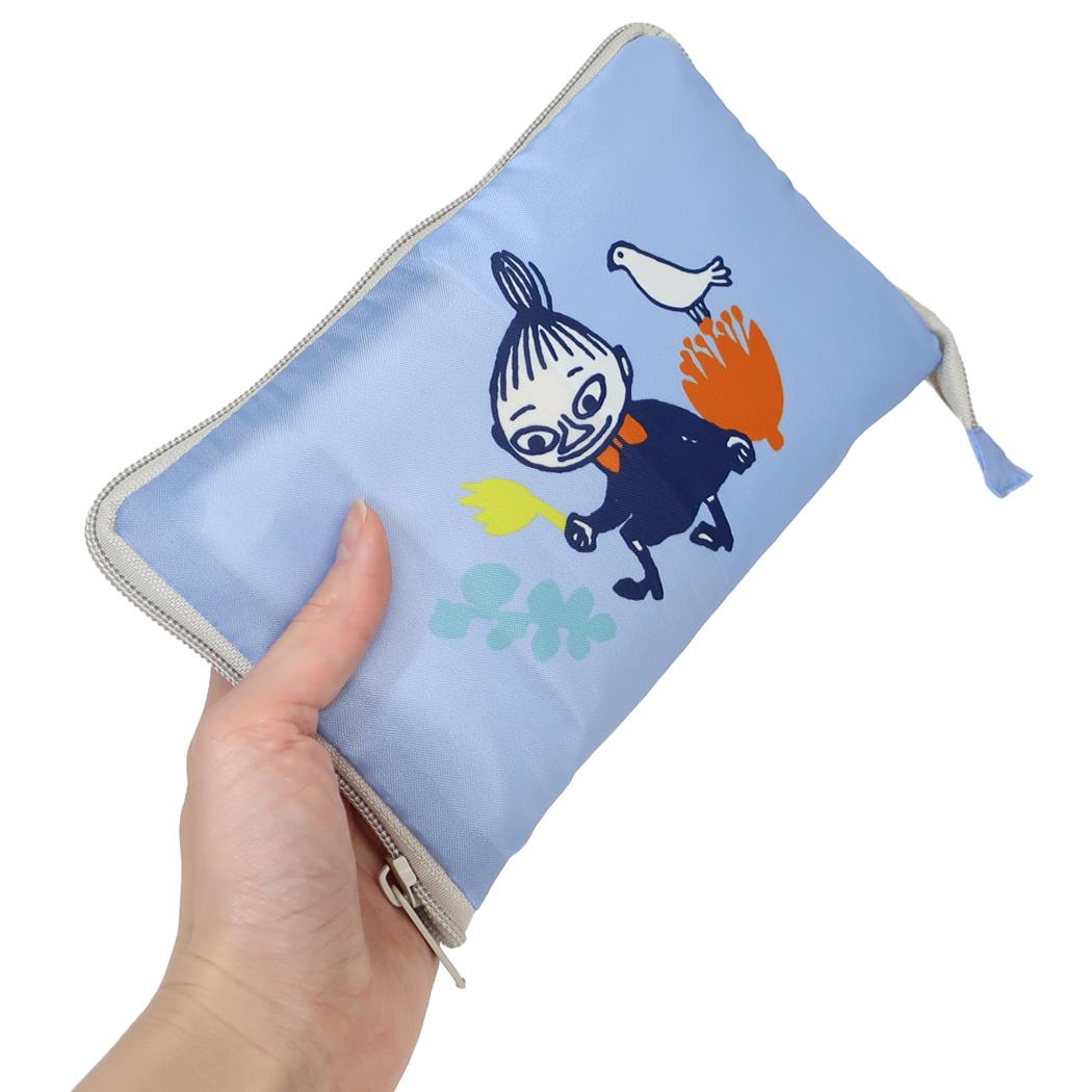 Ｗスペース保冷エコバッグ ショッピングバッグ ムーミン LMF26 北欧 カミオジャパン お買い物かばん 折りたたみ