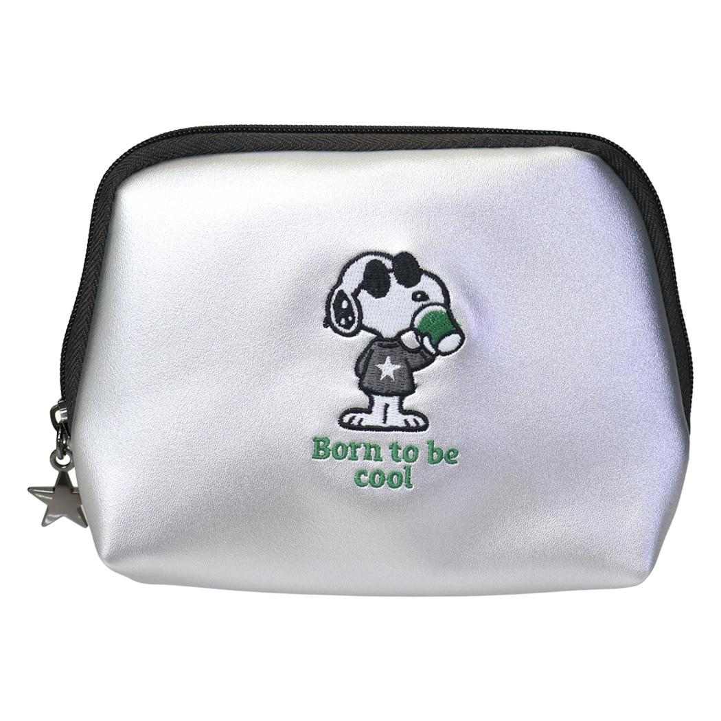 スヌーピー ミニポーチ ティッシュポーチ ジョークール Born to be cool ピーナッツ カミオジャパン 小物入れ キャラクター グッズ シネマコレクション