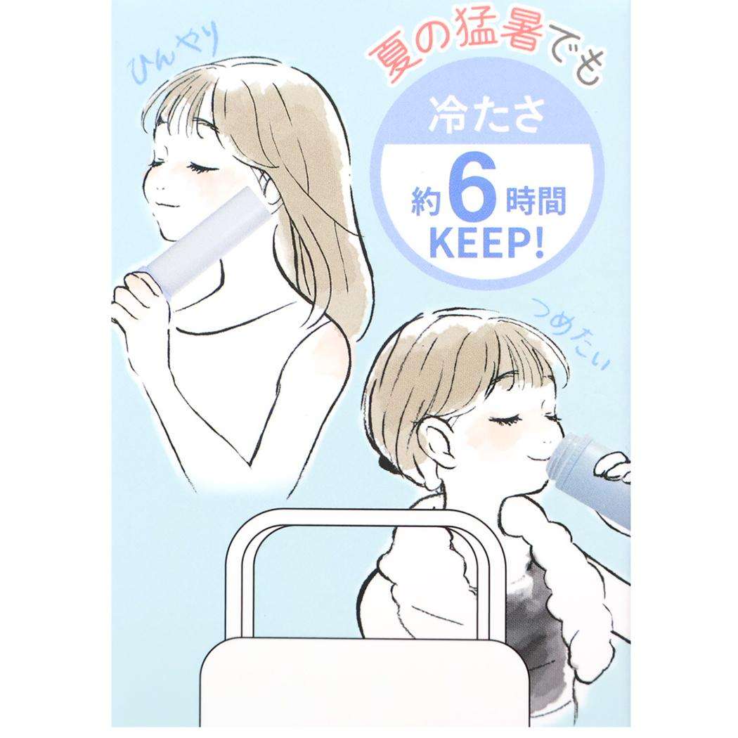 ムーミン 保温保冷水筒 COOL STICK 大 読書タイム 北欧 カミオジャパン 熱中症対策 キャラクター グッズ シネマコレクション