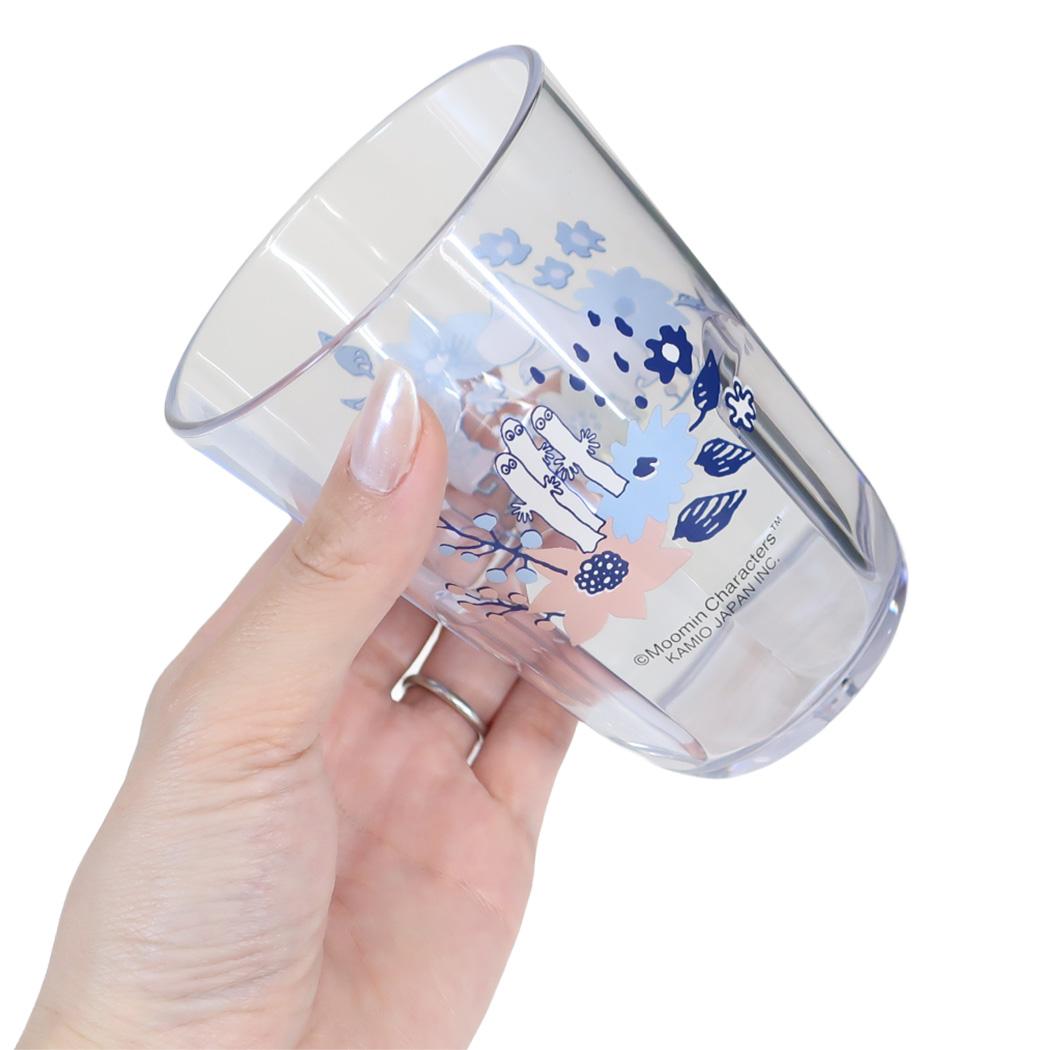 ムーミン タンブラー クリアタンブラー370ml PIENI ONNI ワンポイント 北欧 カミオジャパン 日本製 キャラクター グッズ シネマコレクション