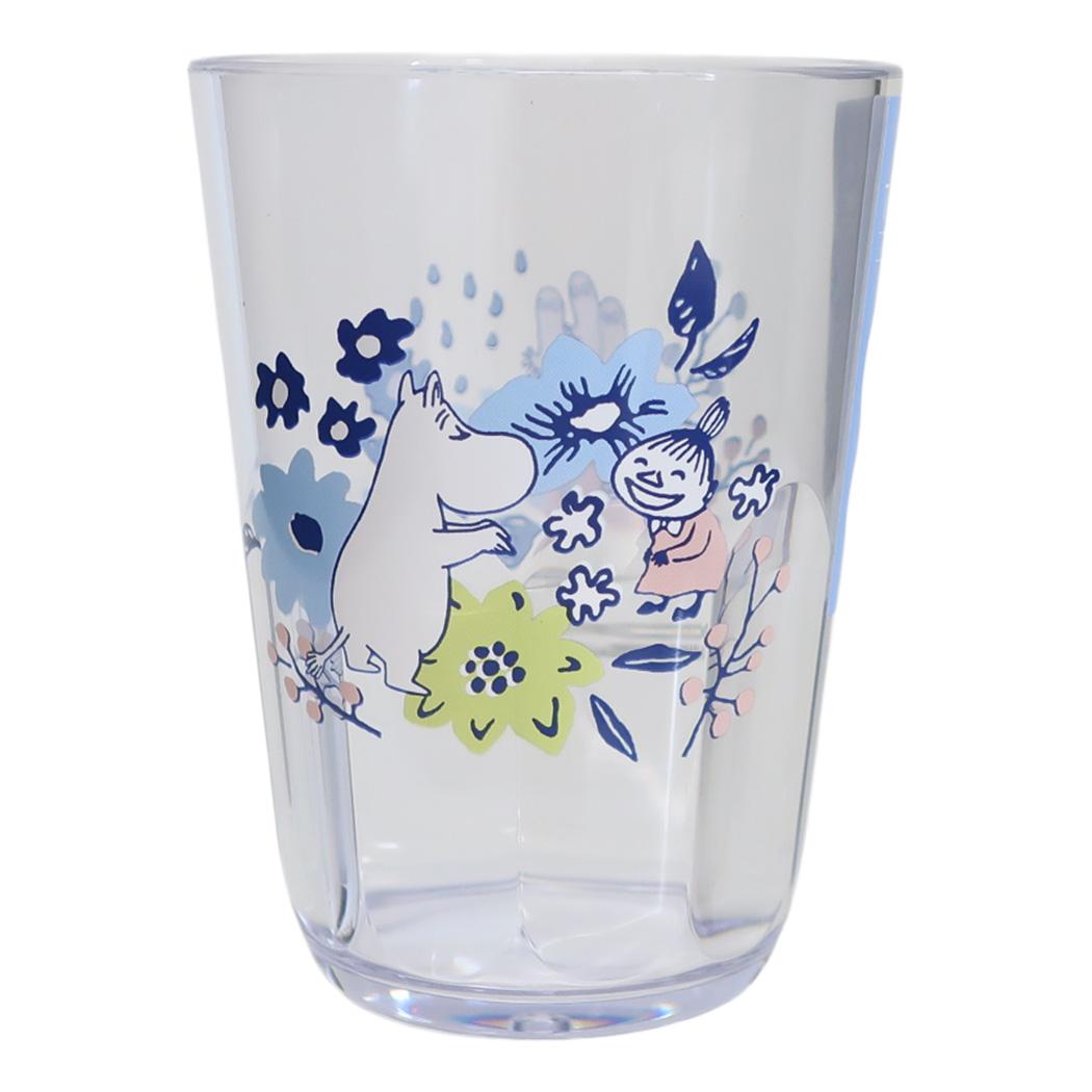 ムーミン タンブラー クリアタンブラー370ml PIENI ONNI ワンポイント 北欧 カミオジャパン 日本製 キャラクター グッズ シネマコレクション
