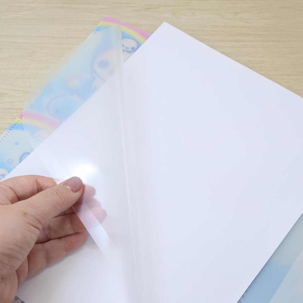 ファスナー付き6Pファイル A4 ポケットファイル 平成ファンシー あわわちゃん カミオジャパン 新学期準備文具 女の子 かわいい