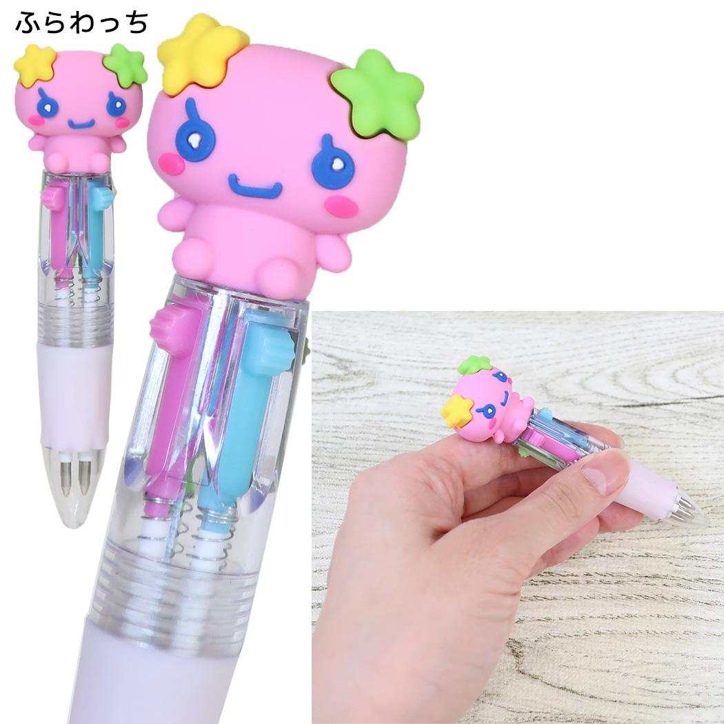 たまごっち ボールペン マスコットミニ4色ボールペン 0.5mm ふらわっち カミオジャパン
