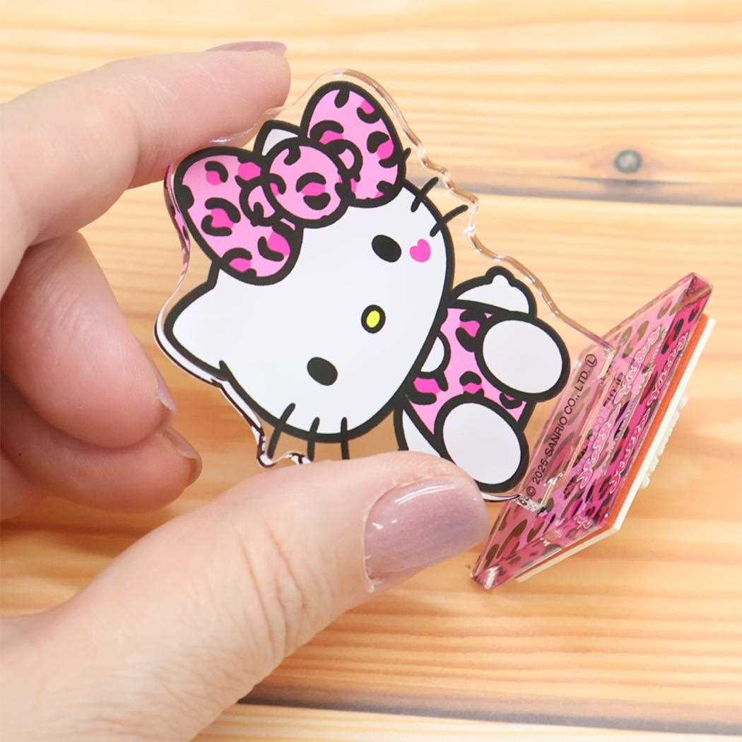 アクリルスタンドスタンプ はんこ ハローキティ ヒョウ サンリオ カミオジャパン コレクション雑貨 日本製