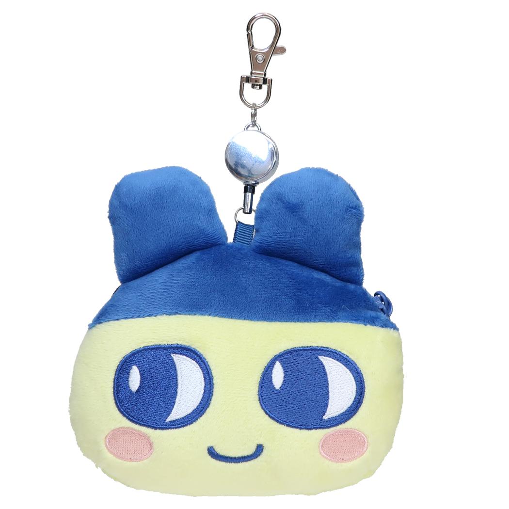 たまごっち 定期入れ 小銭入れ リール付きぬいぐるみパスケース まめっち カミオジャパン