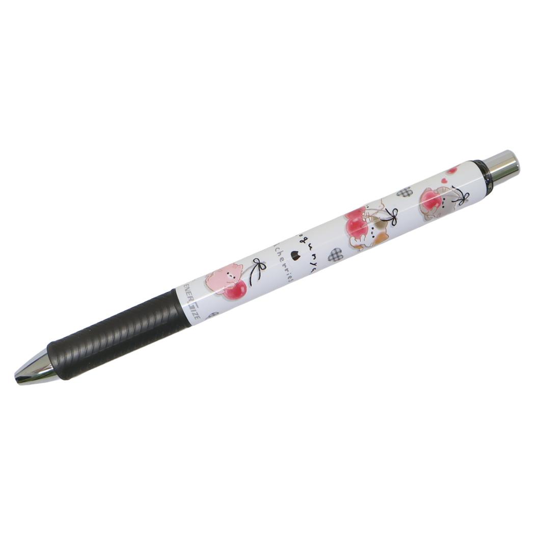 もぐにゃん シャープペン エナージェルシャープ 0.5mm チェリー カミオジャパン ぺんてる 新学期準備文具 グッズ メール便可 シネマコレクション
