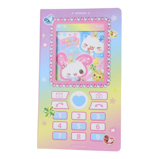 ガラケー風窓あきメモ メモ帳 平成ファンシー Happy March カミオジャパン 新学期準備文具 女の子 日本製 かわいい メール便可