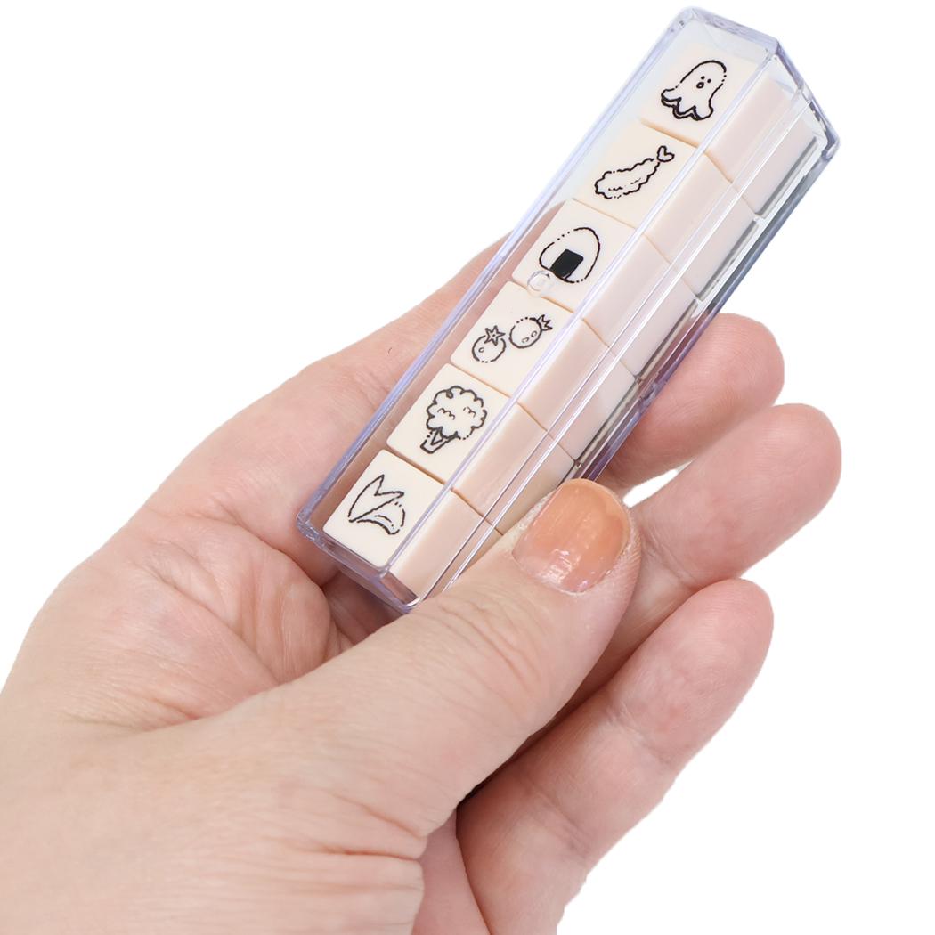 はんこ 6連スタンプ お弁当好きのスタンプ カミオジャパン ハンコ 手帳デコ グッズ メール便可 シネマコレクション