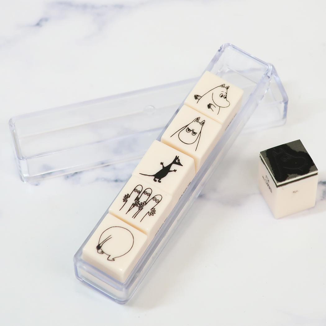 6連スタンプ はんこ ムーミン 北欧 カミオジャパン 手帳デコ ハンコ メール便可