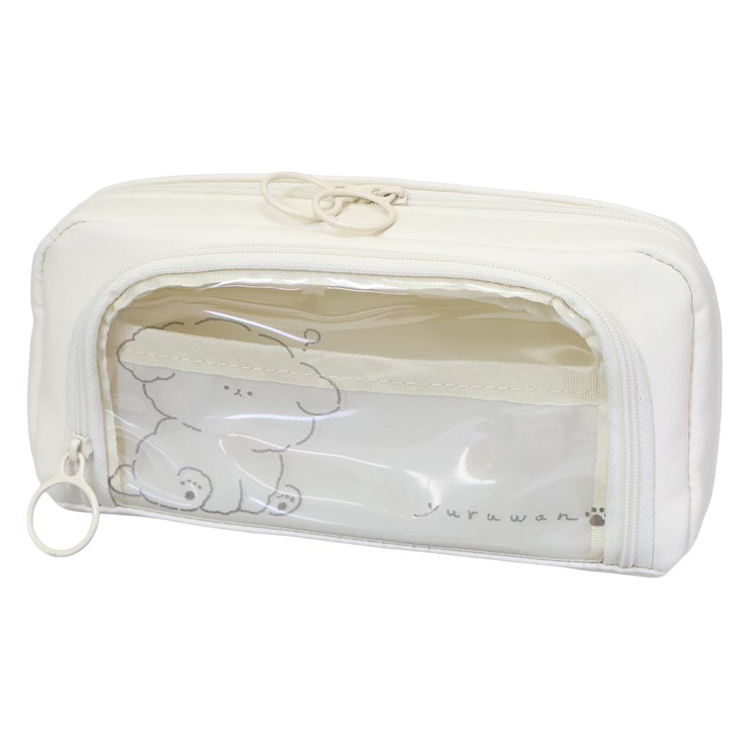 ペンポーチ フロントオープンペンケース ゆるわん カミオジャパン 筆箱 新学期準備文具 大容量 グッズ シネマコレクション