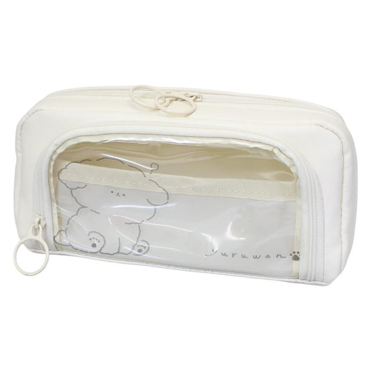 ペンポーチ フロントオープンペンケース ゆるわん カミオジャパン 筆箱 新学期準備文具 大容量 グッズ シネマコレクション