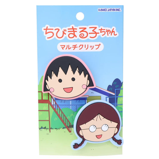 ちびまる子ちゃん クリップ マルチクリップ まる子＆たまちゃん カミオジャパン 事務用品 アニメキャラクター グッズ メール便可 シネマコレクション