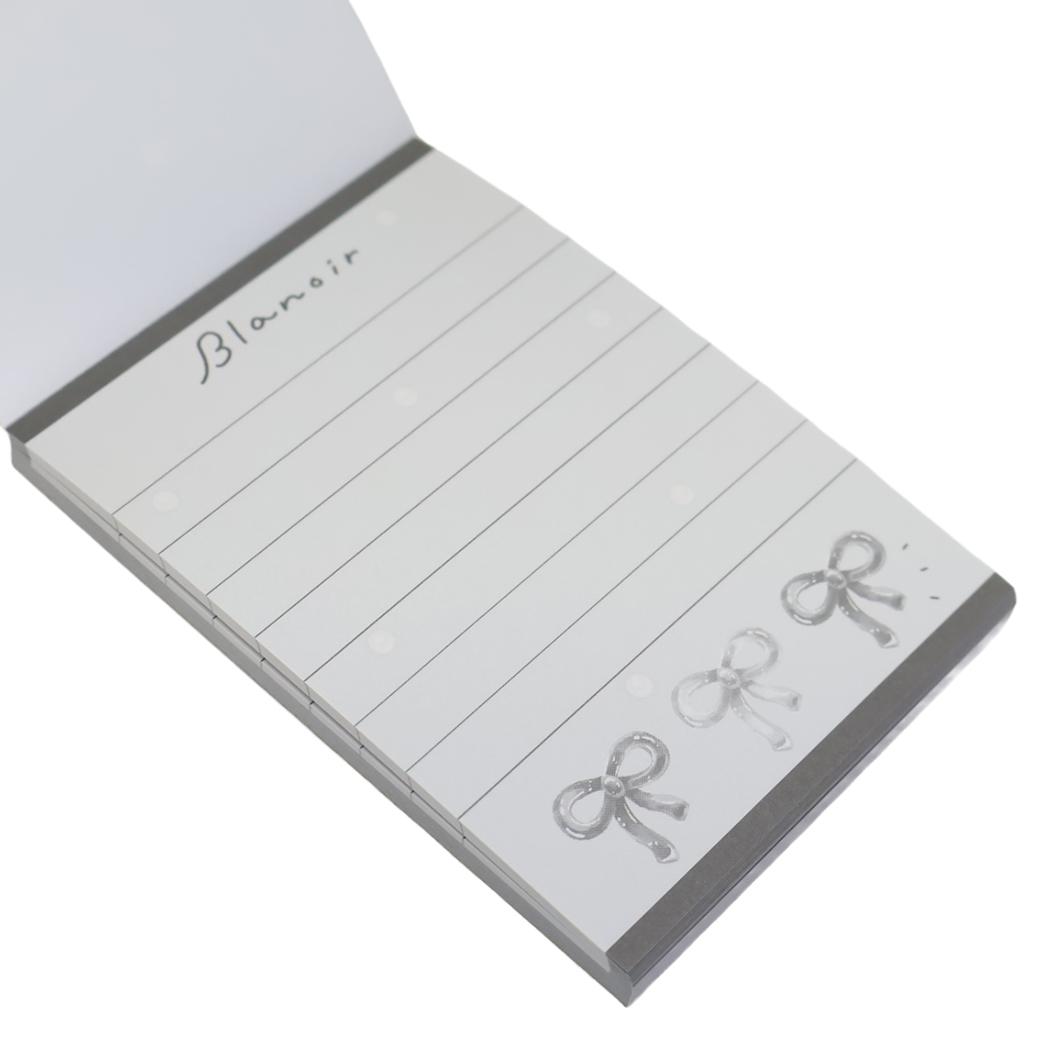 Blanoir ブラノワール メモ帳 ミニメモ クリアリボン カミオジャパン 新学期準備文具 かわいい グッズ メール便可 シネマコレクション