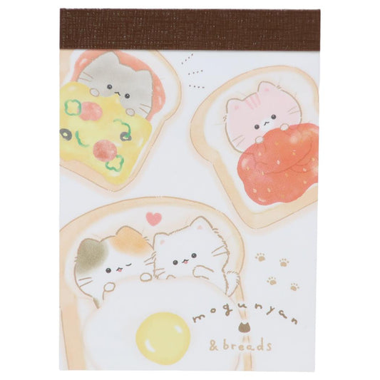 ミニミニメモ メモ帳 もぐにゃん パン カミオジャパン 新学期準備文具 かわいい メール便可