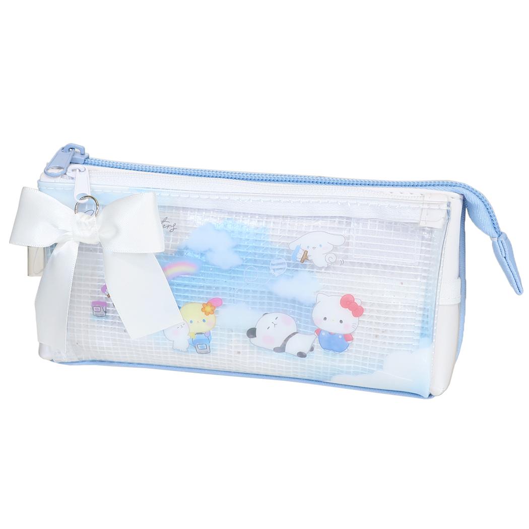 サンリオキャラクターズxもちもちぱんだ ペンポーチ サンカクフラップペンケース SORAIRO OEKAKI Sanrio カミオジャパン