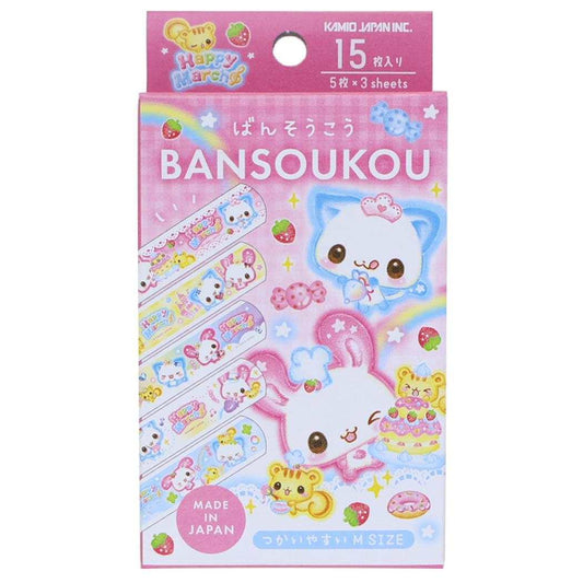平成ファンシー 絆創膏 ばんそうこう Mサイズ HAPPY MARCH カミオジャパン 衛生用品 傷直し グッズ メール便可 シネマコレクション