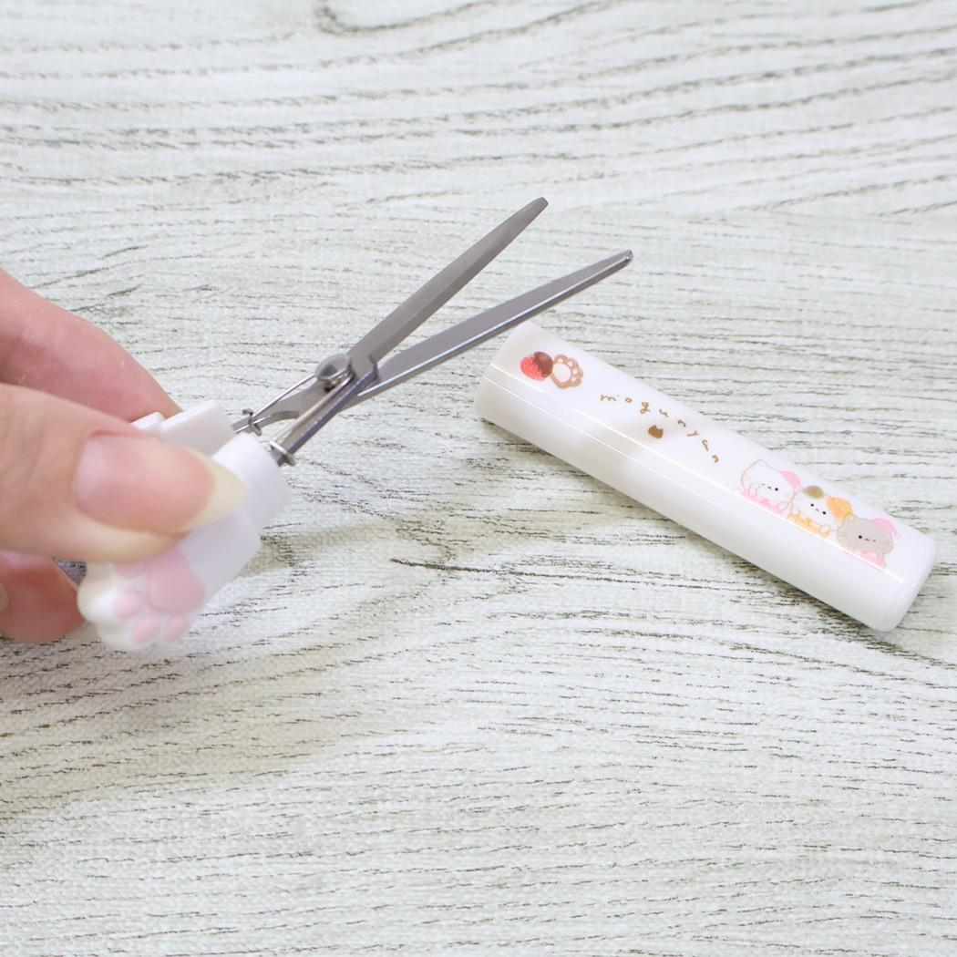 もぐにゃん コンパクトはさみ 肉球シザー よふかし カミオジャパン 新学期準備文具 かわいい グッズ メール便可 シネマコレクション