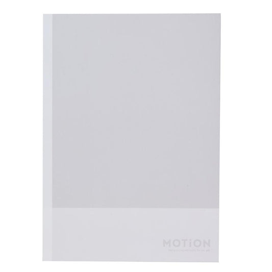 MOTiON 横罫ノート B5クロスノート gray カミオジャパン 新学期準備文具 シンプル グッズ メール便可 シネマコレクション
