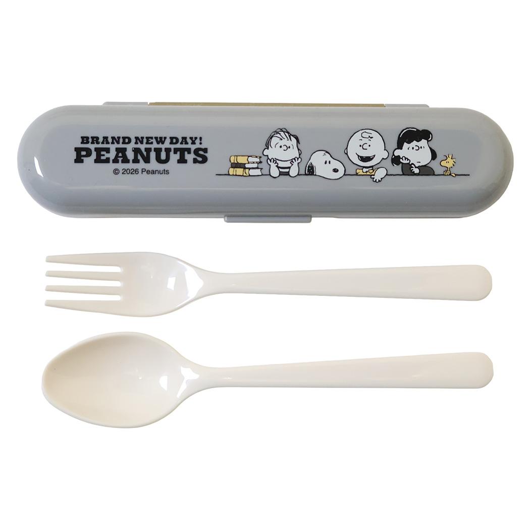 スヌーピー カトラリーセット スプーン ＆ フォークセット PEANUTS SCHOOL ピーナッツ カミオジャパン