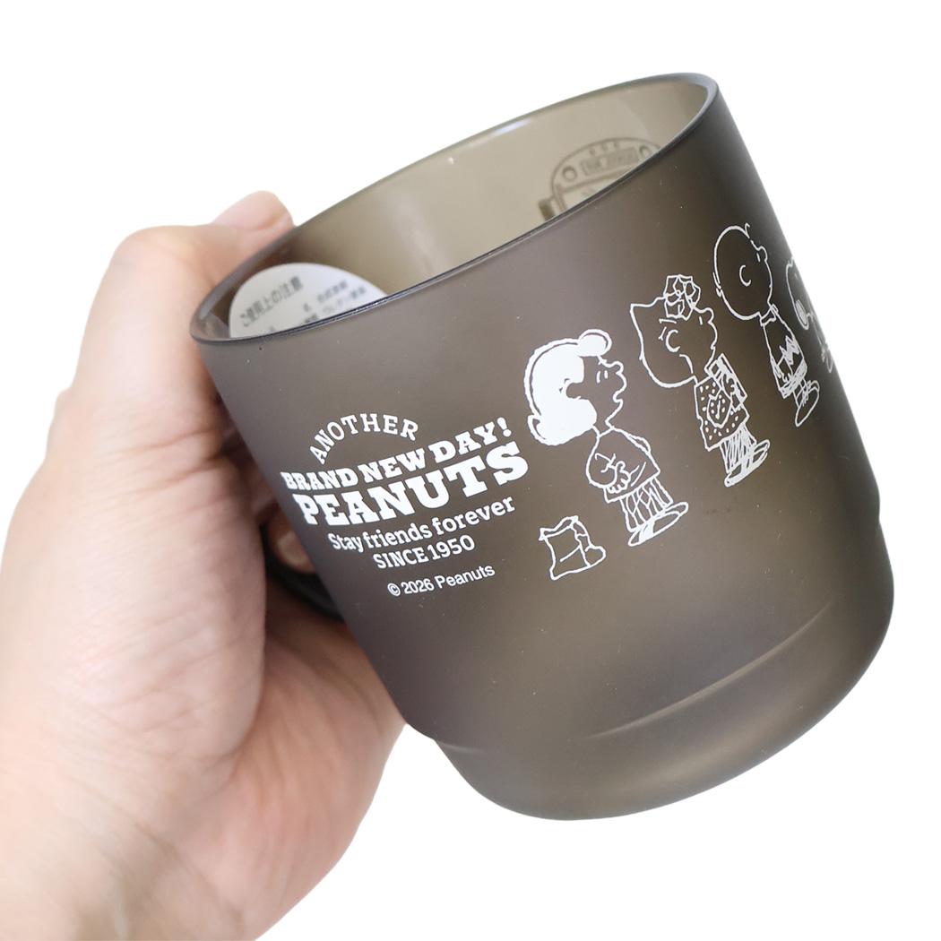 スヌーピー マグカップ クリアカップ 300mL PEANUTS SCHOOL ピーナッツ カミオジャパン
