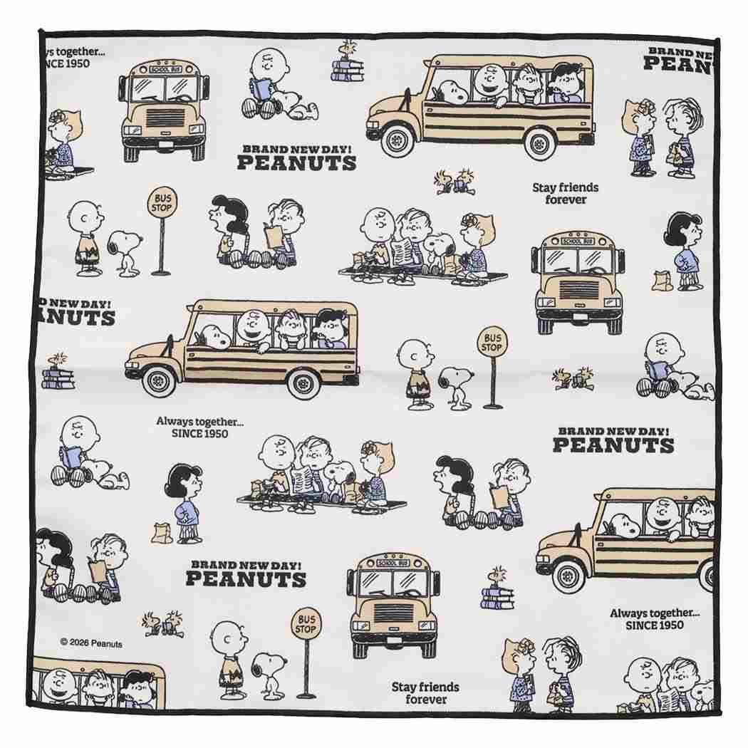 スヌーピー お弁当箱ナフキン ランチクロス PEANUTS SCHOOL ピーナッツ カミオジャパン