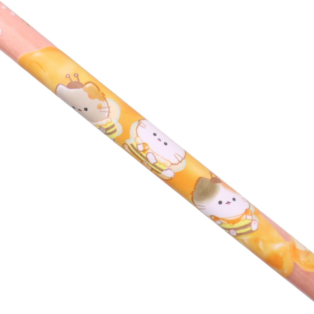 もぐにゃん 鉛筆 木のえんぴつ 2B ハチミツ カミオジャパン 新学期準備文具 筆記用具 小学生 グッズ メール便可 シネマコレクション
