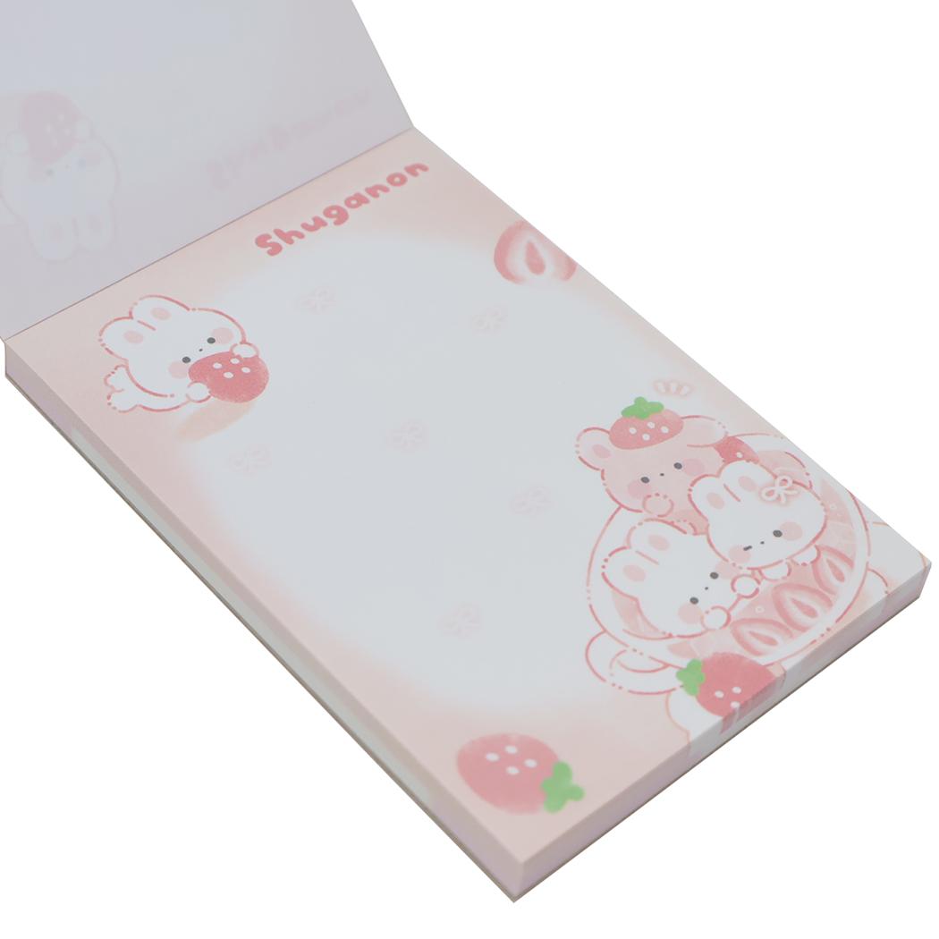 しゅがのん メモ帳 ミニ ミニメモ いちごティー カミオジャパン 新学期準備文具 日本製 キャラクター グッズ メール便可 シネマコレクション