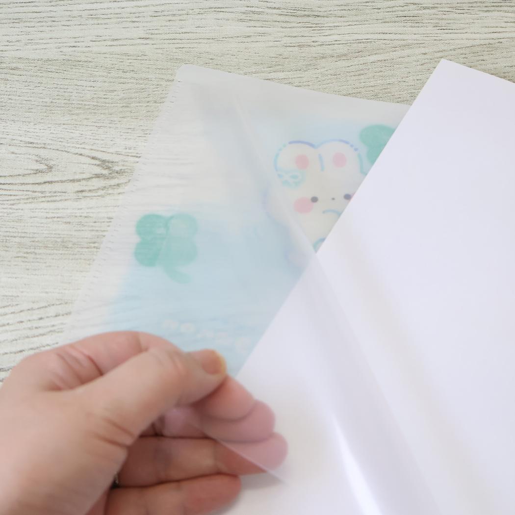 しゅがのん ポケットファイル ファスナー付き6ポケットクリアファイル クローバー カミオジャパン 新学期準備文具 キャラクター グッズ シネマコレクション