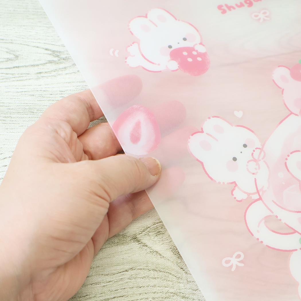 しゅがのん 下じき 下敷き いちごティー カミオジャパン 新学期準備文具 日本製 キャラクター グッズ メール便可 シネマコレクション