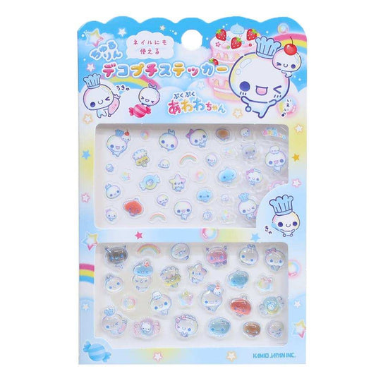 平成ファンシー ネイルシール ちゅるりんデコプチステッカー あわわちゃん カミオジャパン ネイルステッカー キャラクター グッズ メール便可 シネマコレクション
