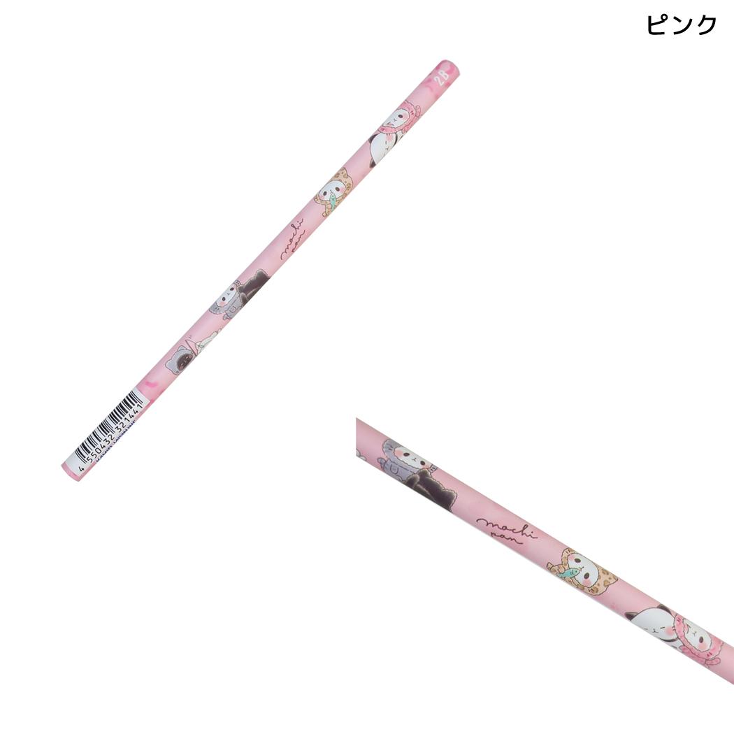 もちもちぱんだ えんぴつ 鉛筆2B ねこまみれ ピンク カミオジャパン