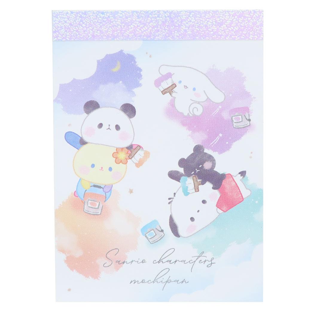 サンリオキャラクターズxもちもちぱんだ メモ帳 ミニミニメモ SORAIRO OEKAKI カラフル Sanrio カミオジャパン