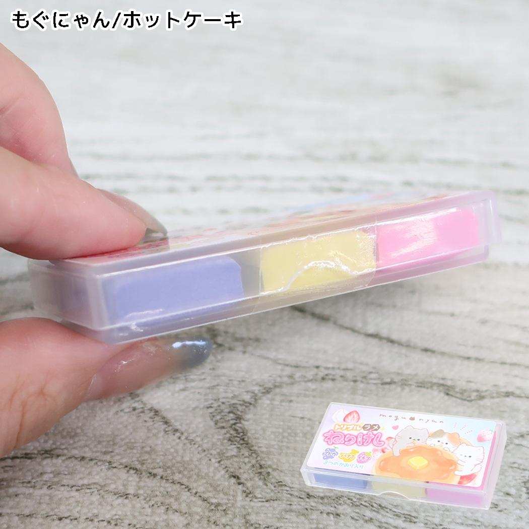 消しゴム トリプルラメねりけし もぐにゃん ホットケーキ カミオジャパン